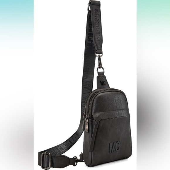 Dark grey sling bag - Picture 1 of 7